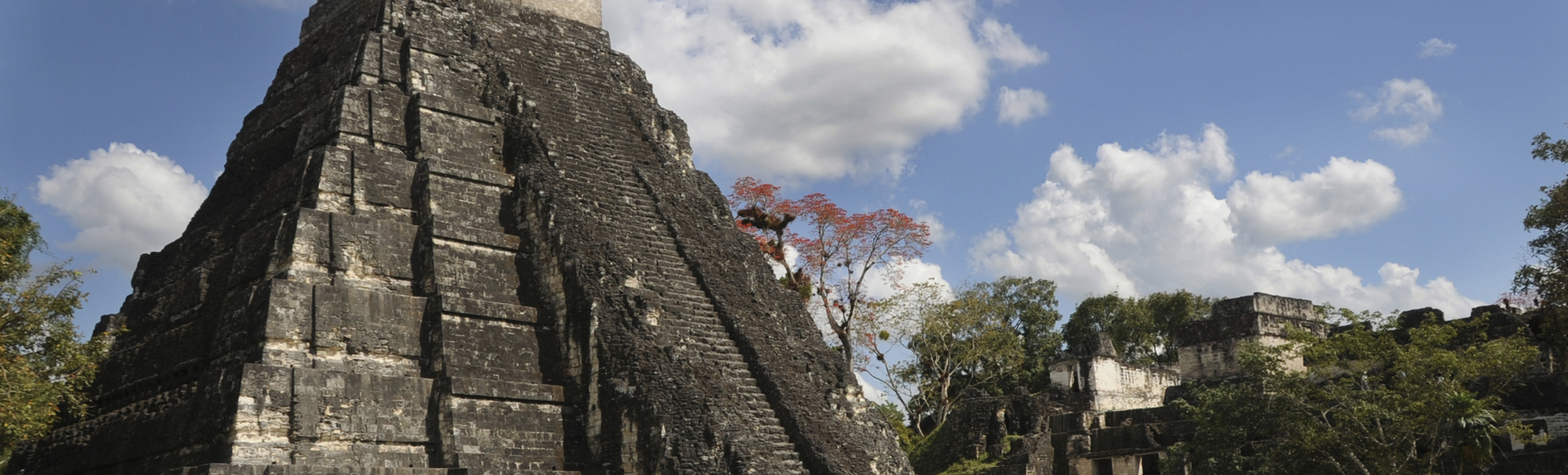 Ruine in der Maya Stadt Tikal, Guatemala