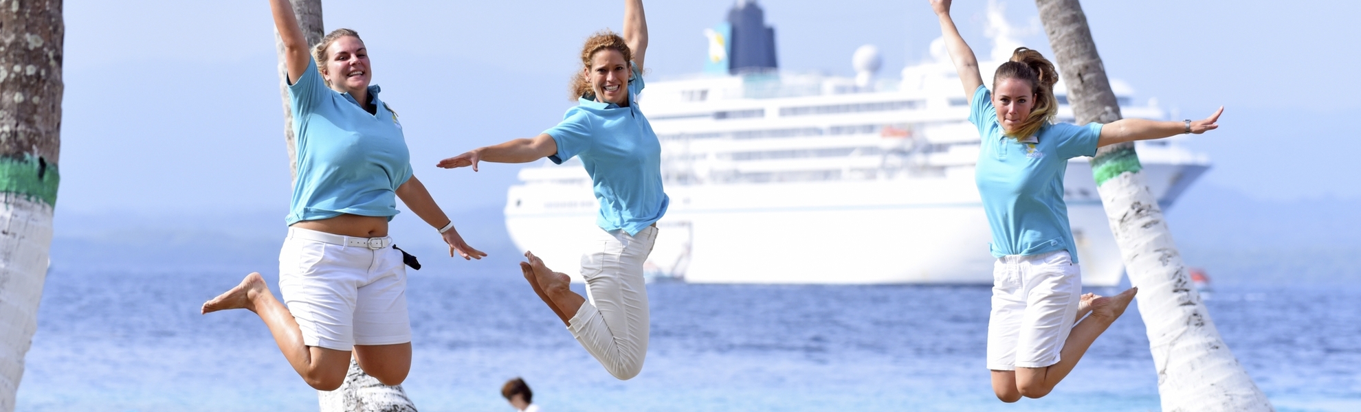 Reiseleiter in Panama am Strand