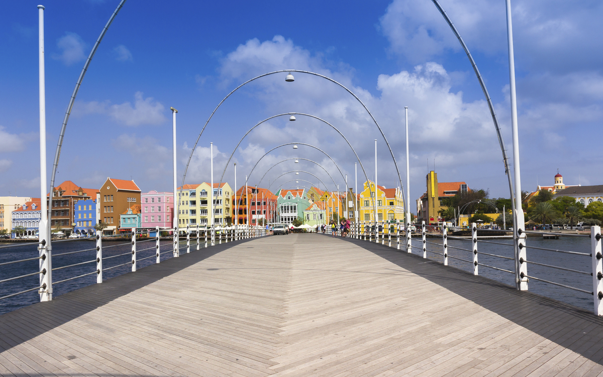 Pier in Willemstad, Curacao