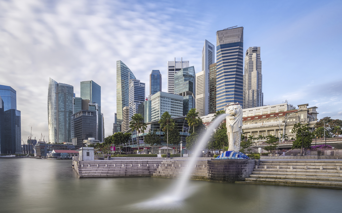 Merlion Park in Singapur