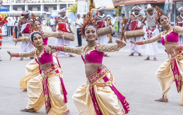 Colombo, Empfang an der Pier