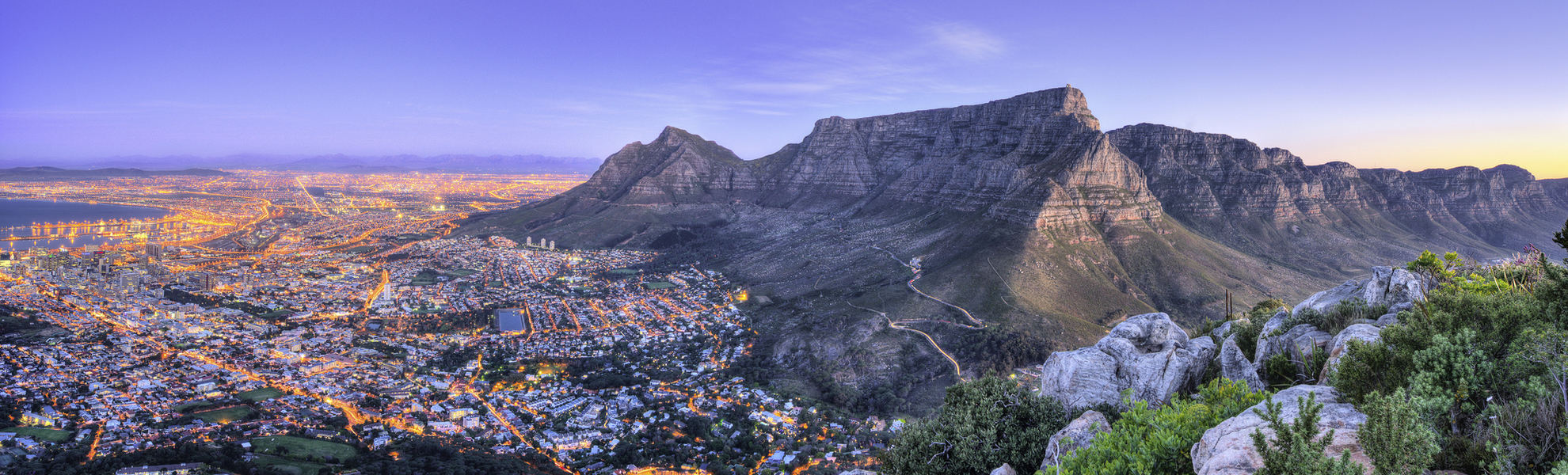 über den Dächern von Kapstadt, Südafrika