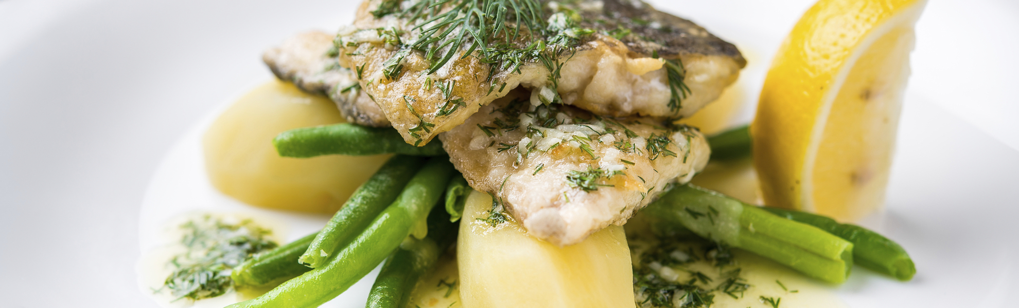 schmackhaft zubereiteter Fisch