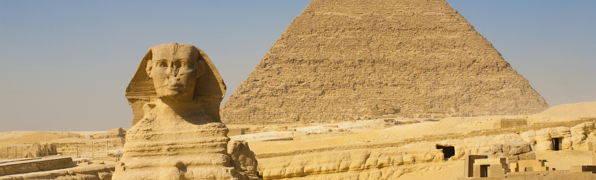 Sphinx und die Pyramiden von Gizeh, Ägypten