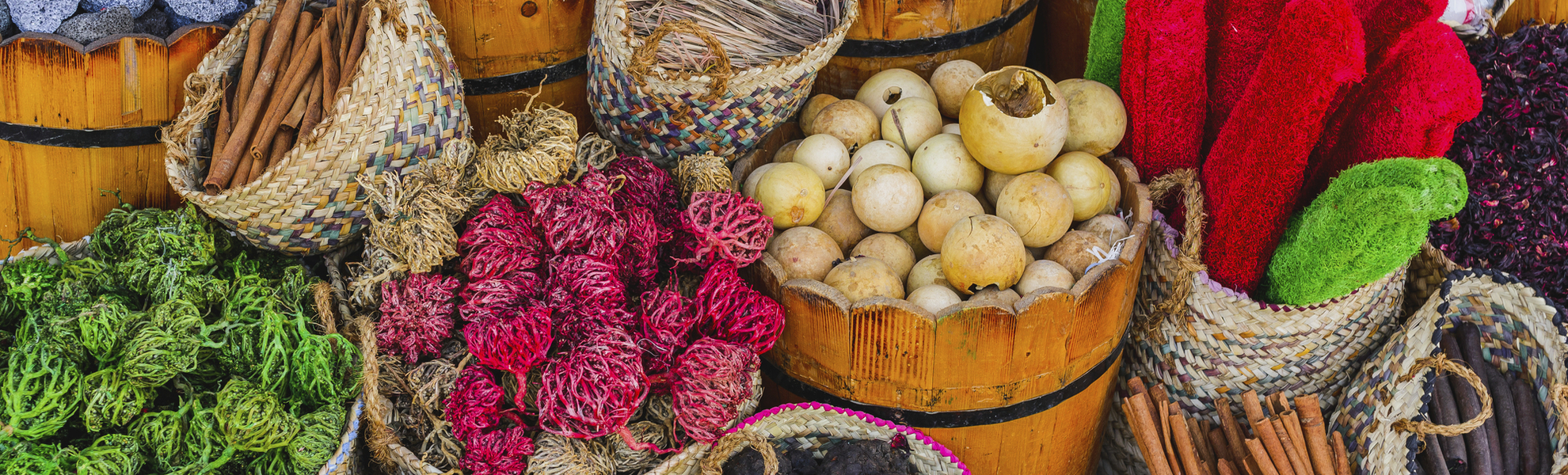 Gewürzstand auf einem Markt in Ägypten