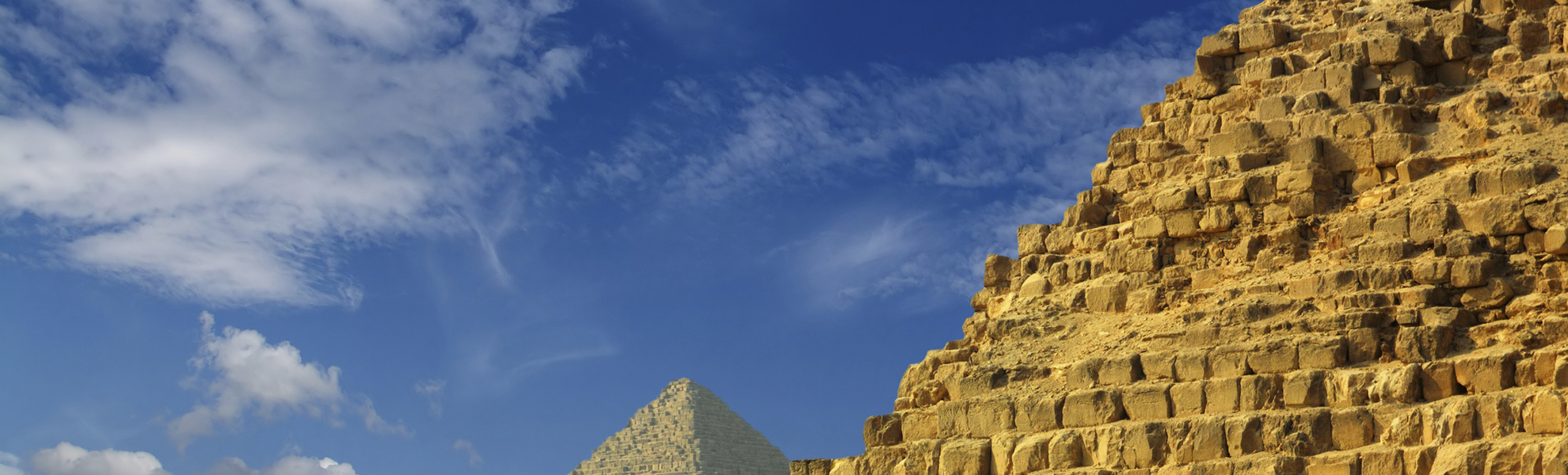 Pyramiden von Gizeh in Ägypten