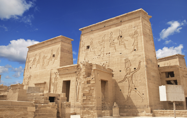 Tempel von Philae auf der Insel Agilkia in Ägypten