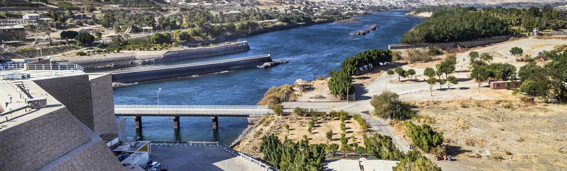 Assuan-Staudamm in Ägypten