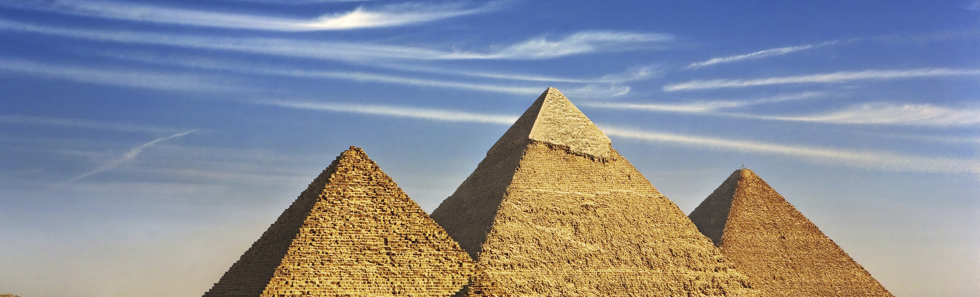 Pyramiden von Gizeh in Ägypten