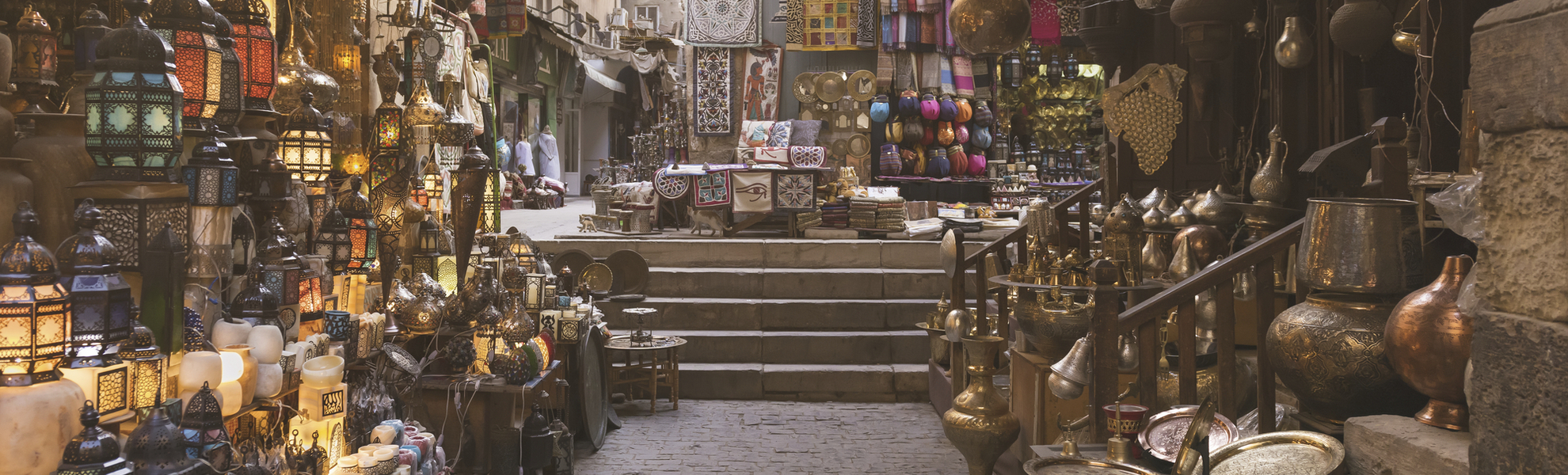 Khan el-Khalili Basar in Kairo, Ägypten
