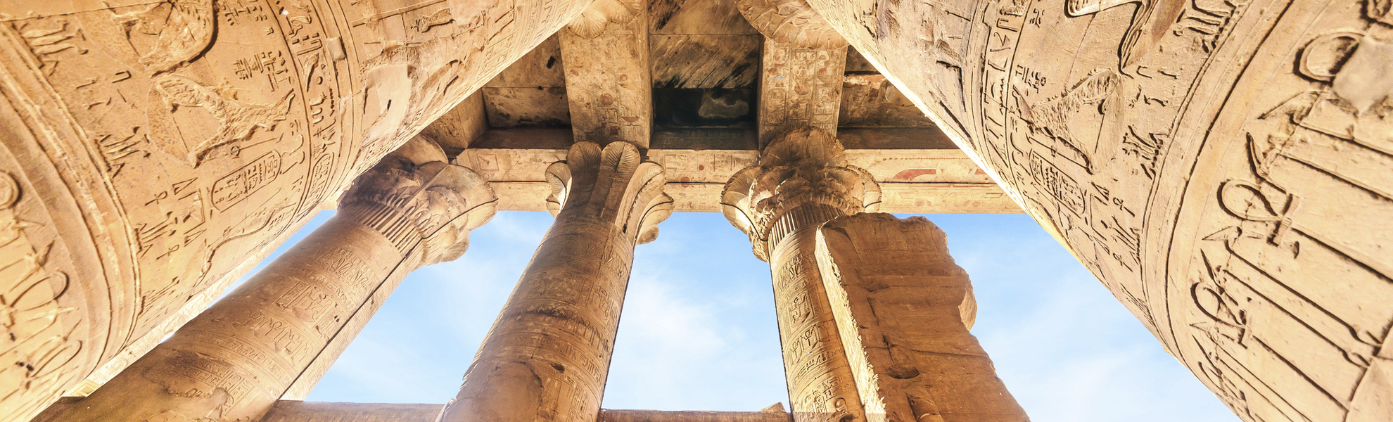 Der Horus Tempel von Edfu in Ägypten