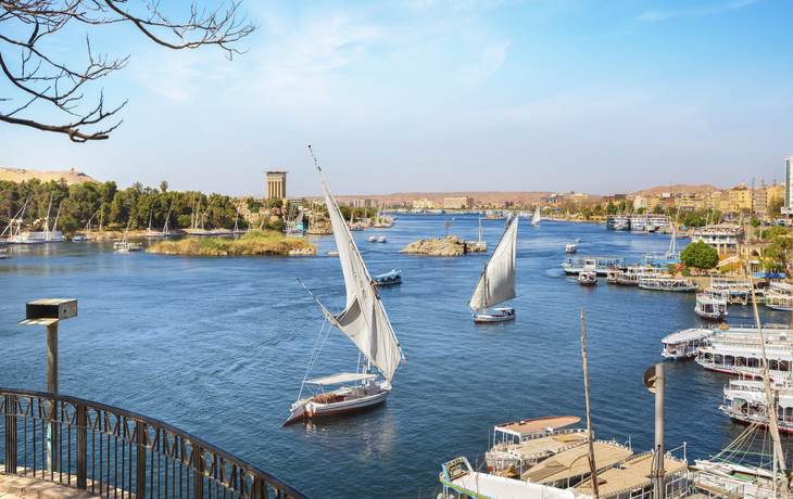 Blick auf Assuan, Ägypten