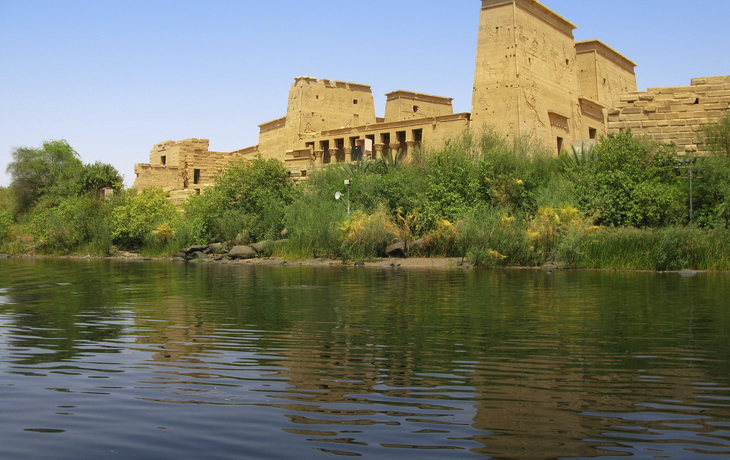 Tempel von Philae auf der Insel Agilkia in Ägypten