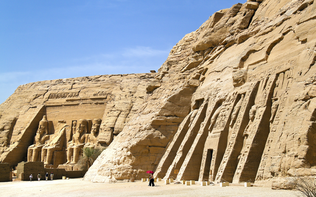 Die Tempel von Abu Simbel in Ägypten