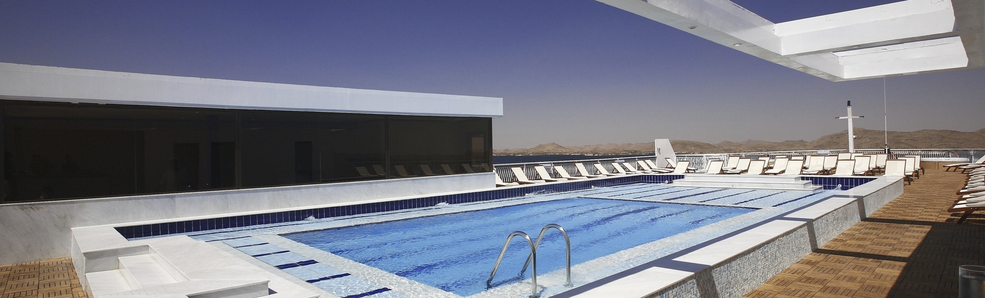 Pool auf MS Steigenberger Omar el Khayam