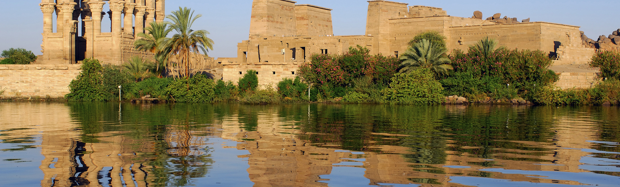 Tempel von Philae auf der Insel Agilkia in Ägypten