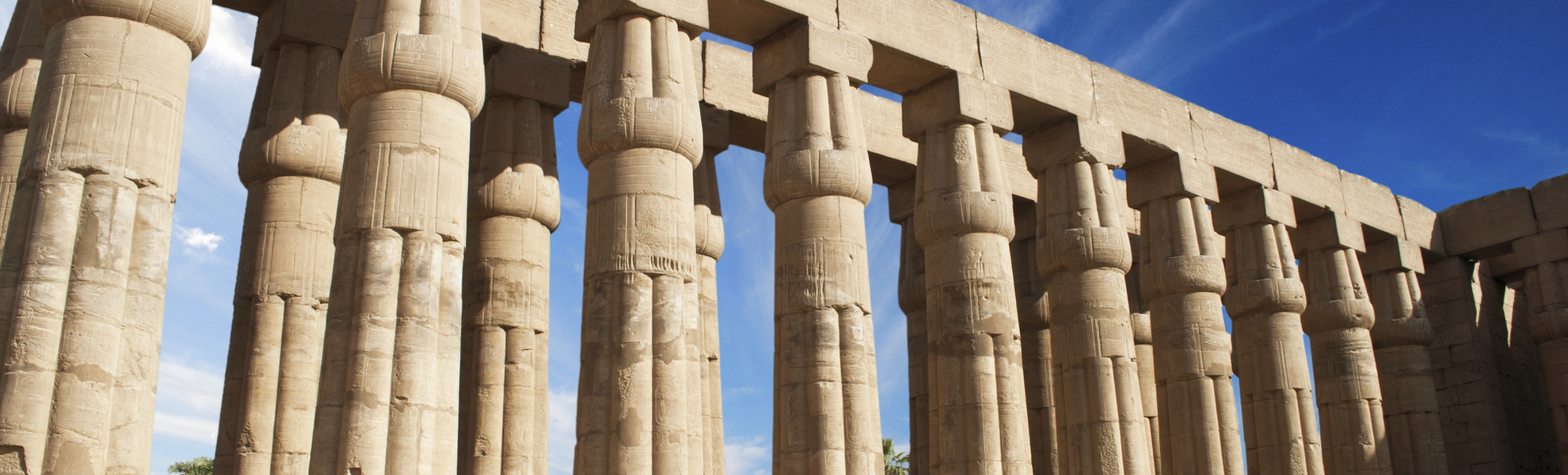 Säulen des Luxor-Tempels in Ägypten