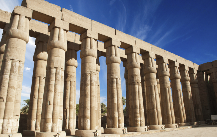 Säulen des Luxor-Tempels in Ägypten