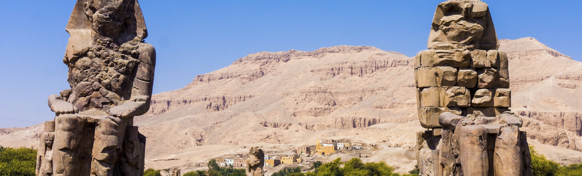 Memnonkolosse in Ägypten