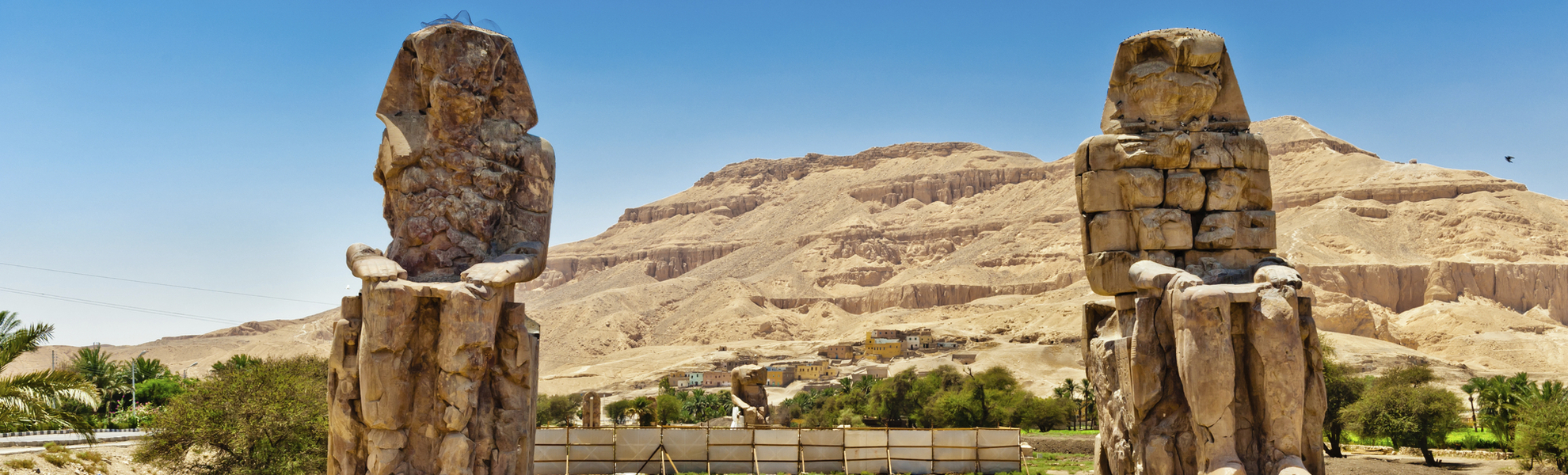 Memnonkolosse in Ägypten