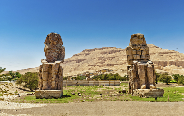 Memnonkolosse in Ägypten