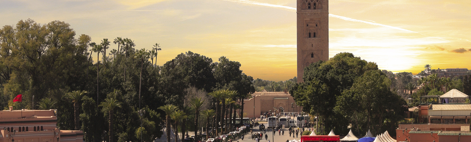 Koutoubia Moschee in Marrakesch, Marokko