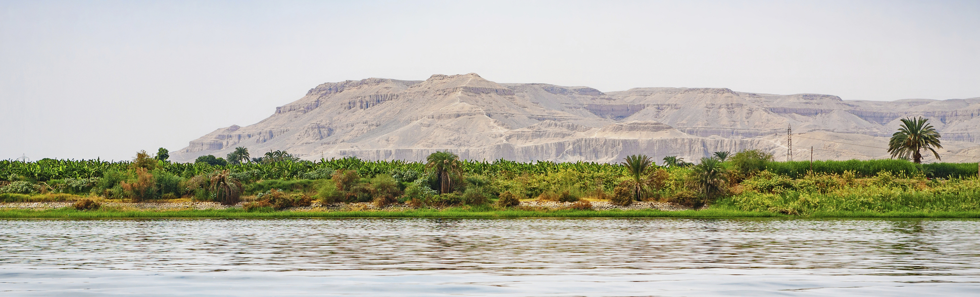 Nillandschaft in Ägypten