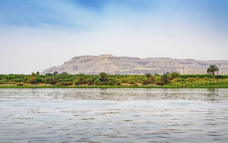 Nillandschaft in Ägypten