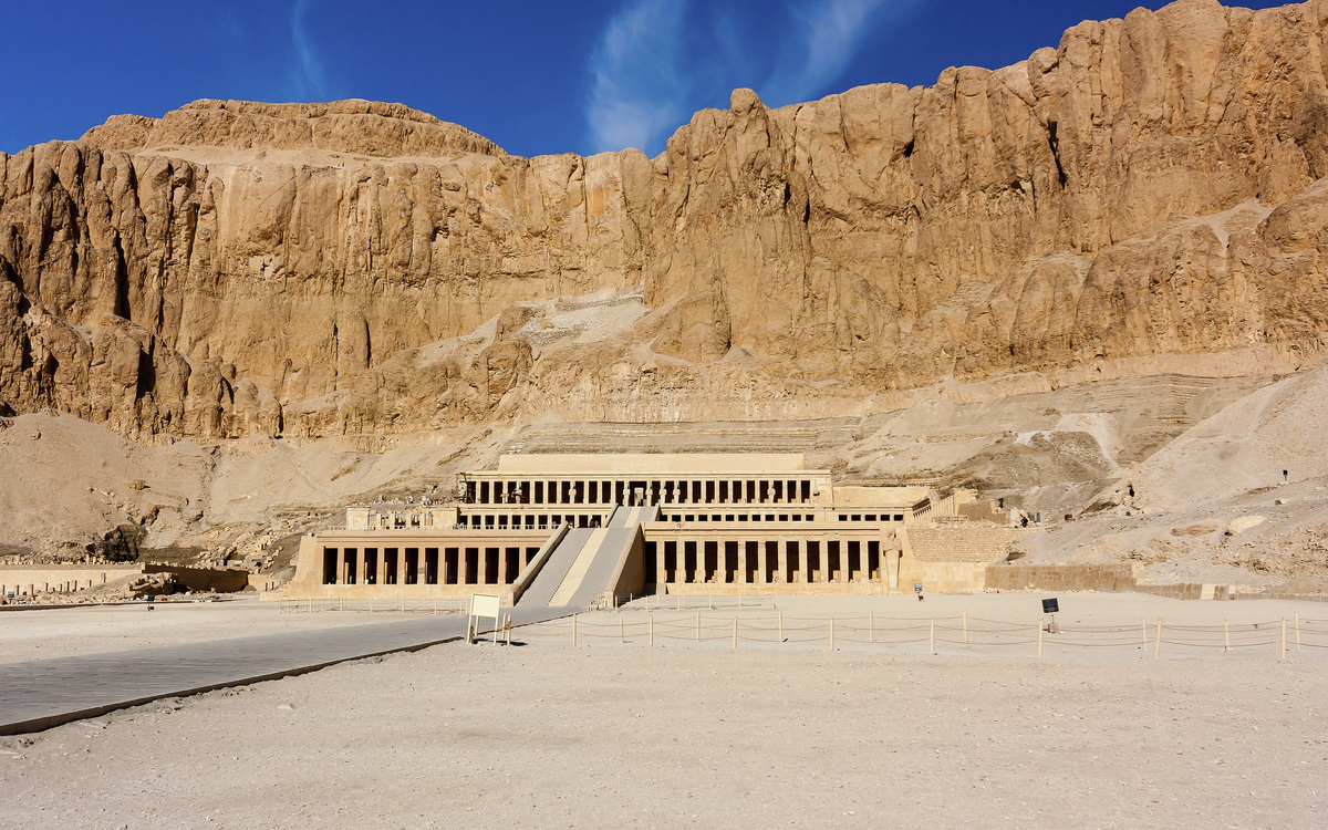 Totentempel der Hatschepsut in Ägypten