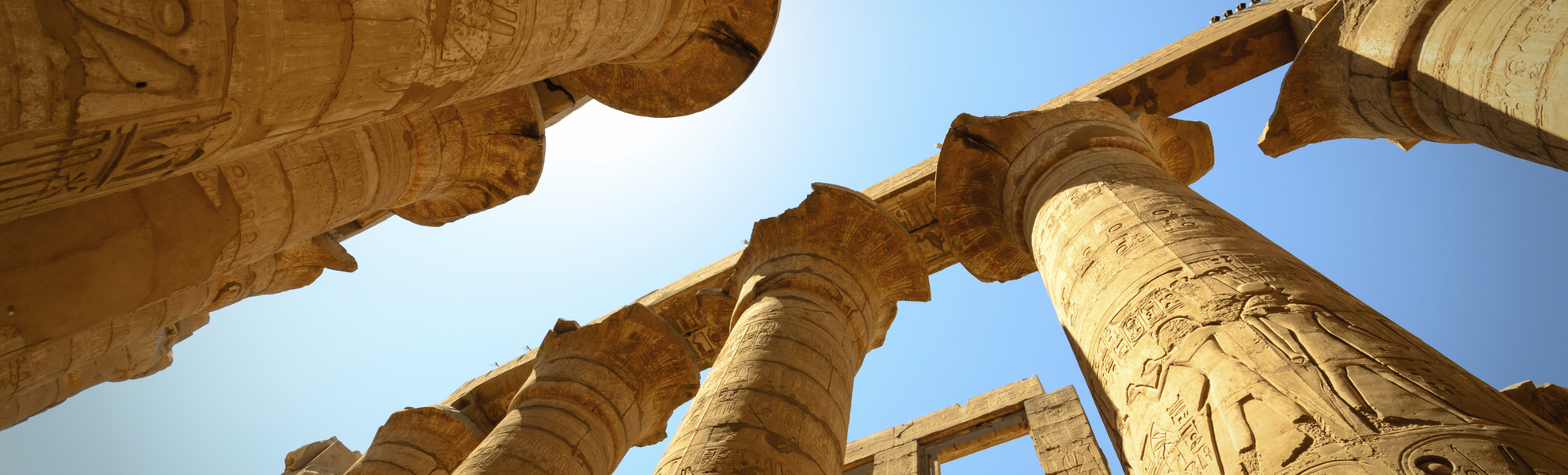 Säulen im Karnak Tempel, Ägypten