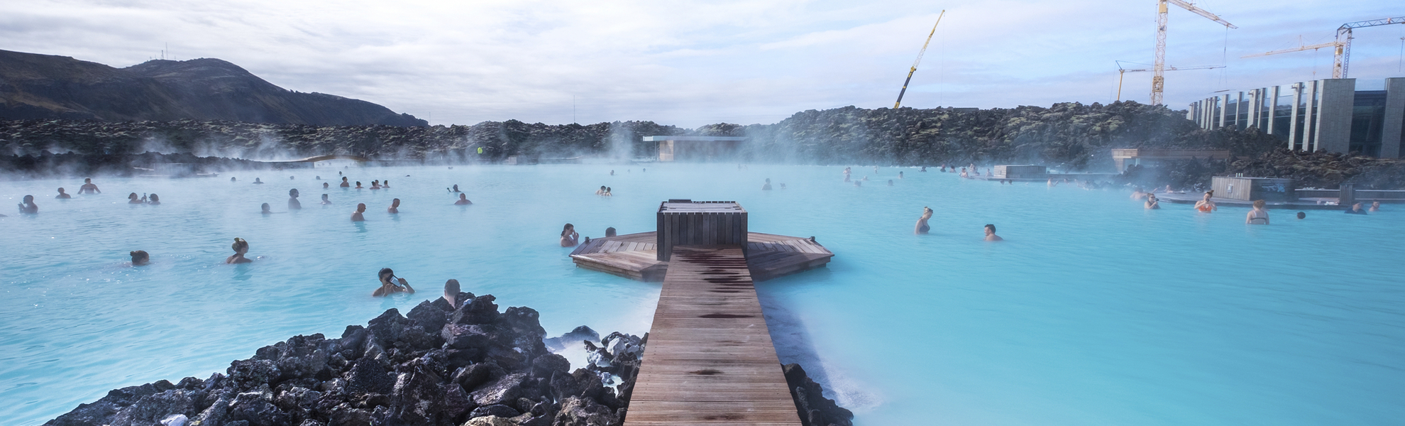 Blaue Lagune in Reykjavik, Island