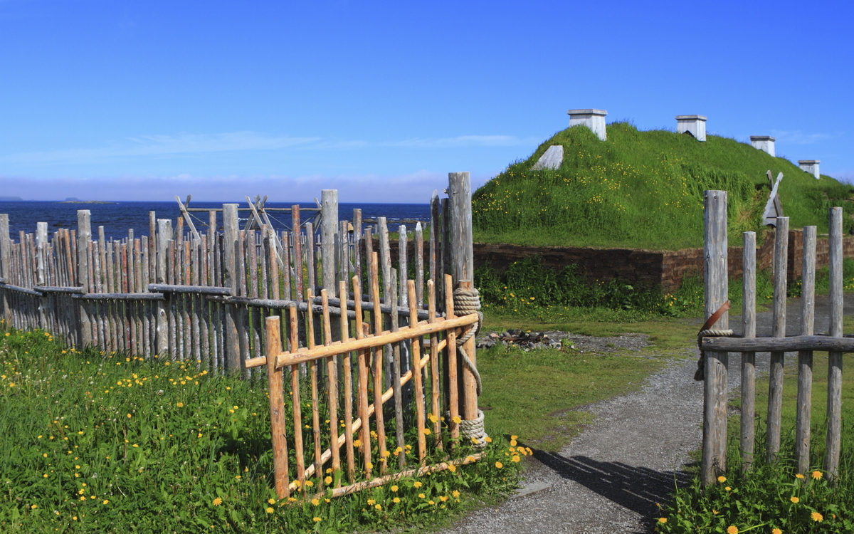 Wikingersiedlung Anse aux Meadows in Neufundland, Kanada
