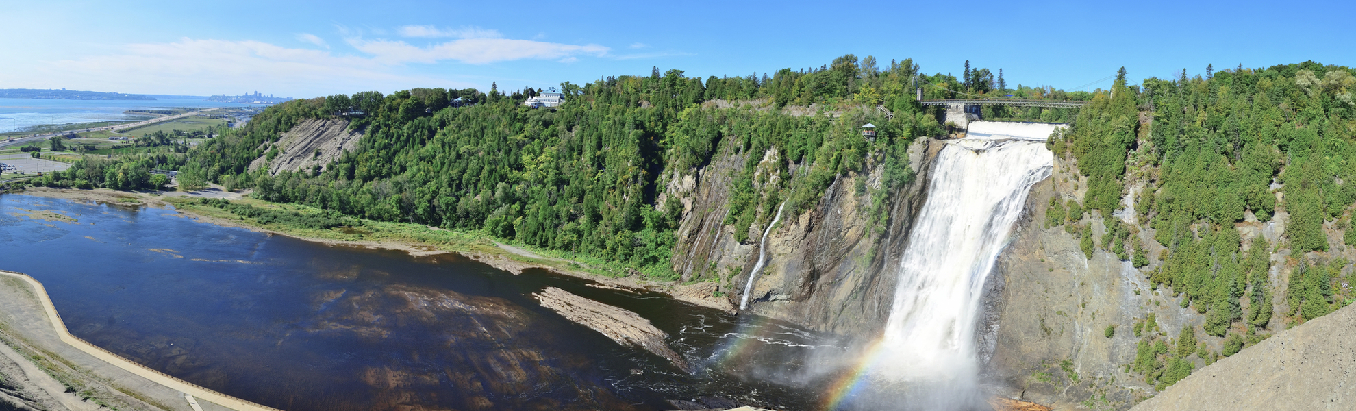 Montmorency Wasserfall in Québec, Kanada