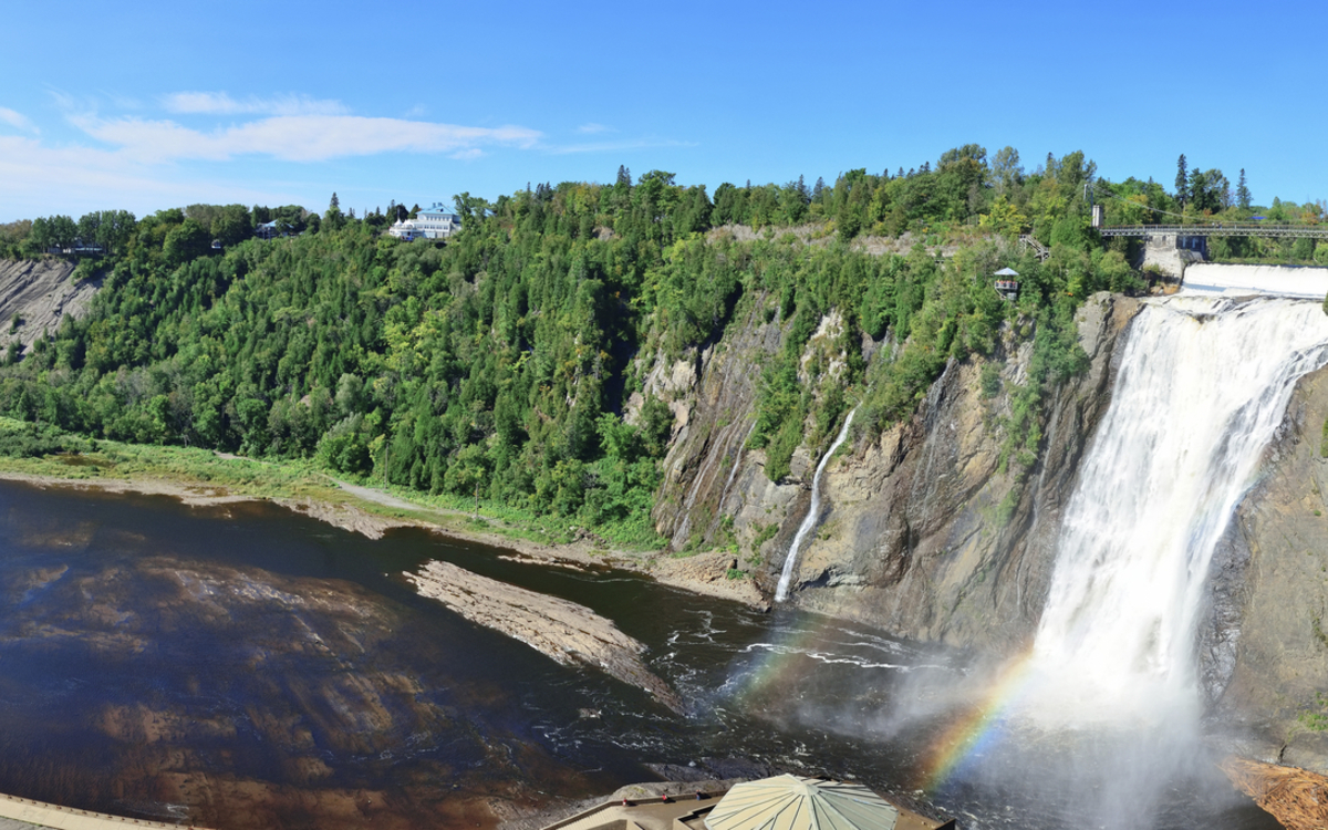 Montmorency Wasserfall in Québec, Kanada
