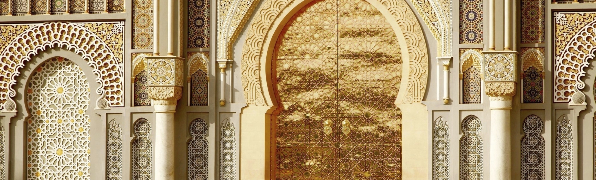 Tor vom Königspalast in Rabat, Marokko