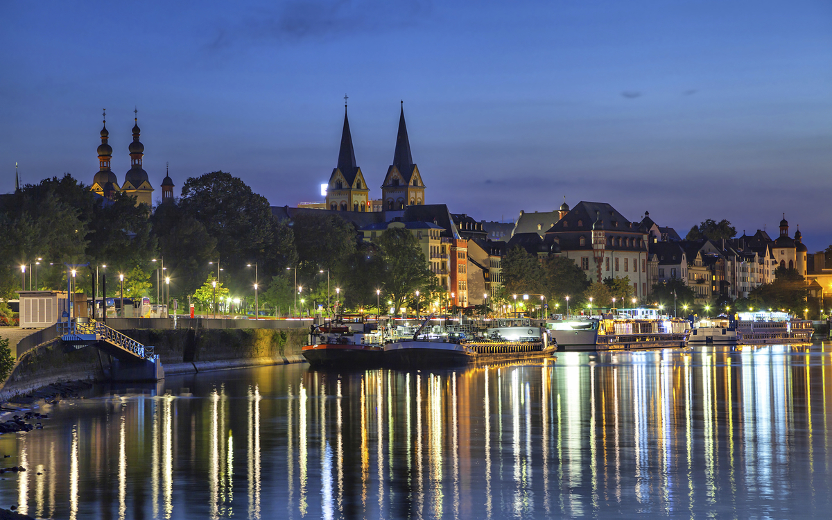 Koblenz bei Nacht