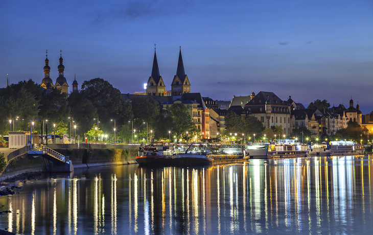 Koblenz bei Nacht