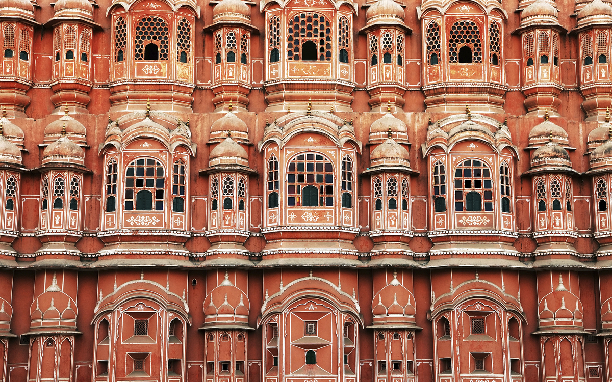 Palast der Winde in Jaipur, Indien