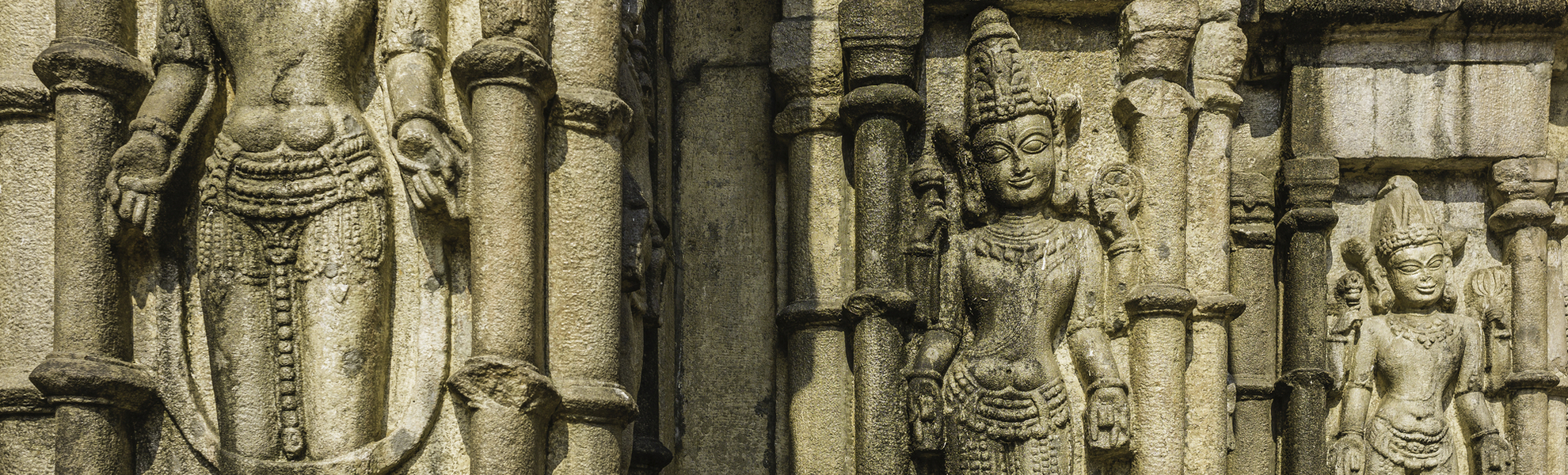 Stein-Statuen vom Kamakhya-Tempel, Guwahati, Indien