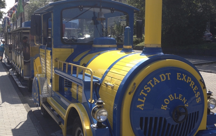 Mit der Bimmelbahn durch Koblenz