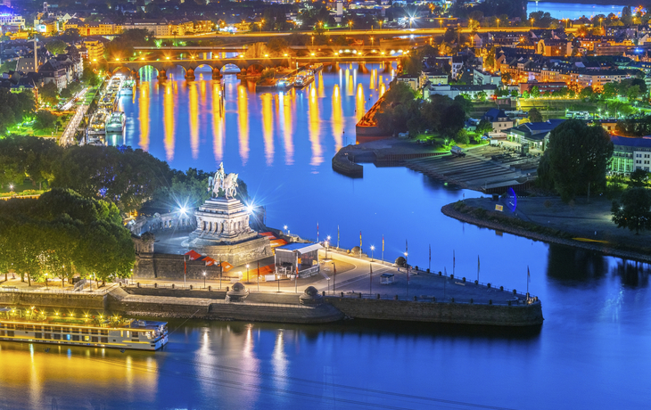 Deutsches Eck in Koblenz