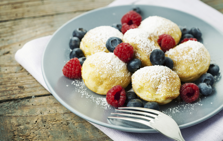 traditionelle dänische Speise Ebelskiver