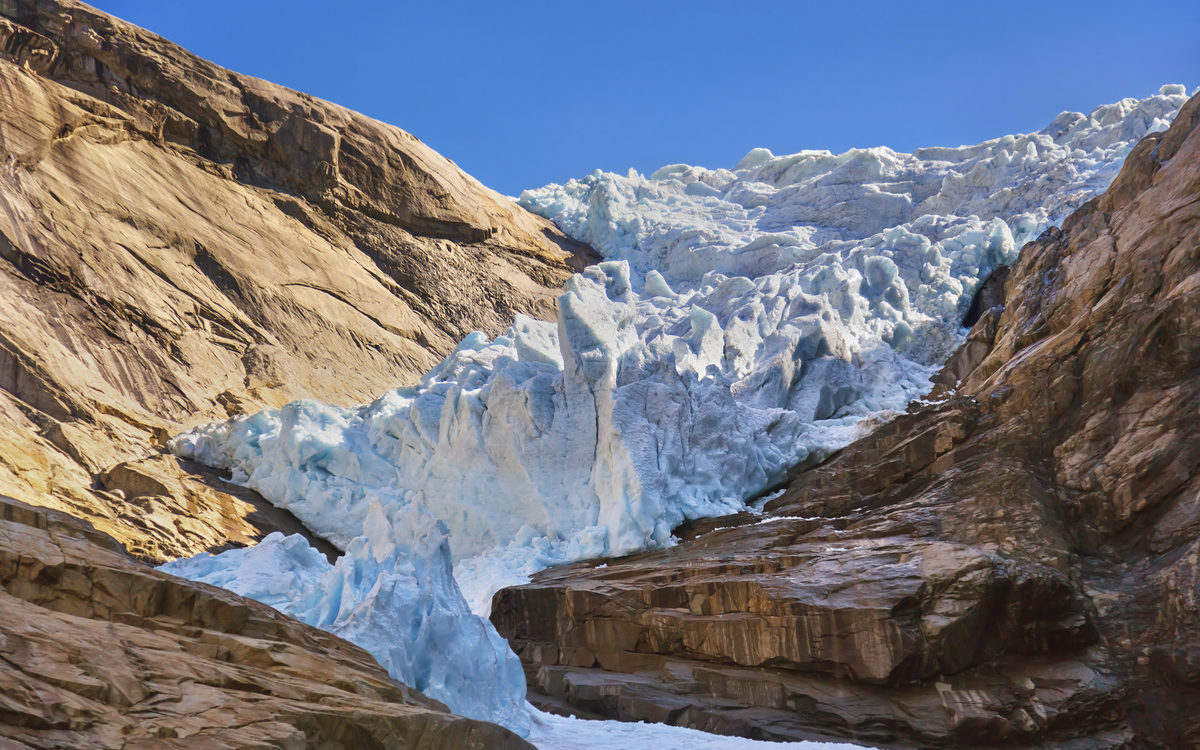 Briksdal Gletscher, Norwegen