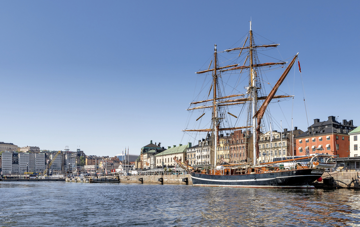 Segelboot 'Eye of the Wind' in Stockholm, Schweden