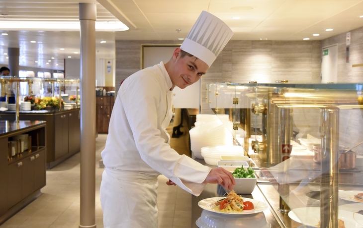 Restaurant nach der Werft, MS Amadea