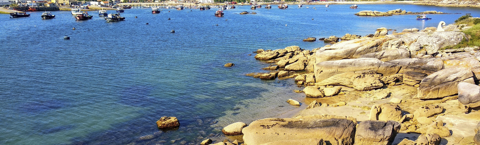 Küste von Vilagarcía de Arosa, Spanien