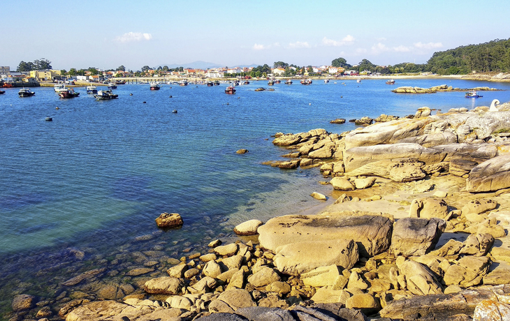 Küste von Vilagarcía de Arosa, Spanien