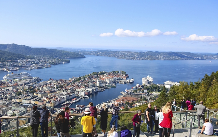 Aussicht auf Bergen
