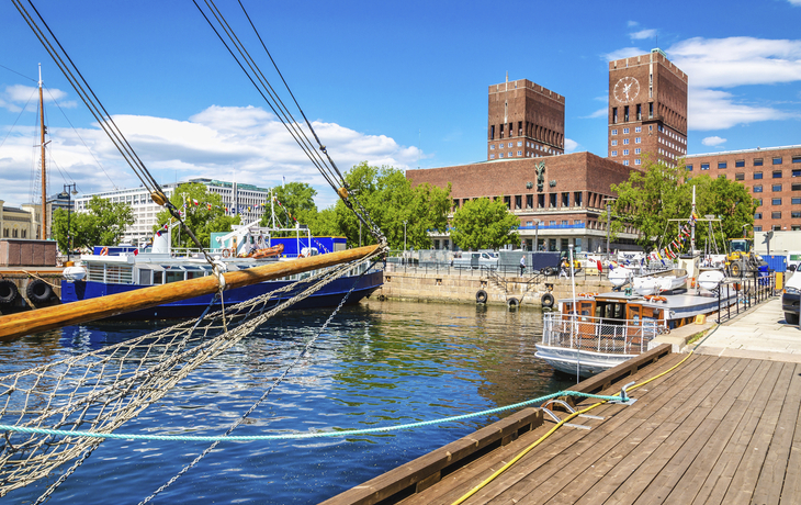 Rathaus von Oslo, Norwegen