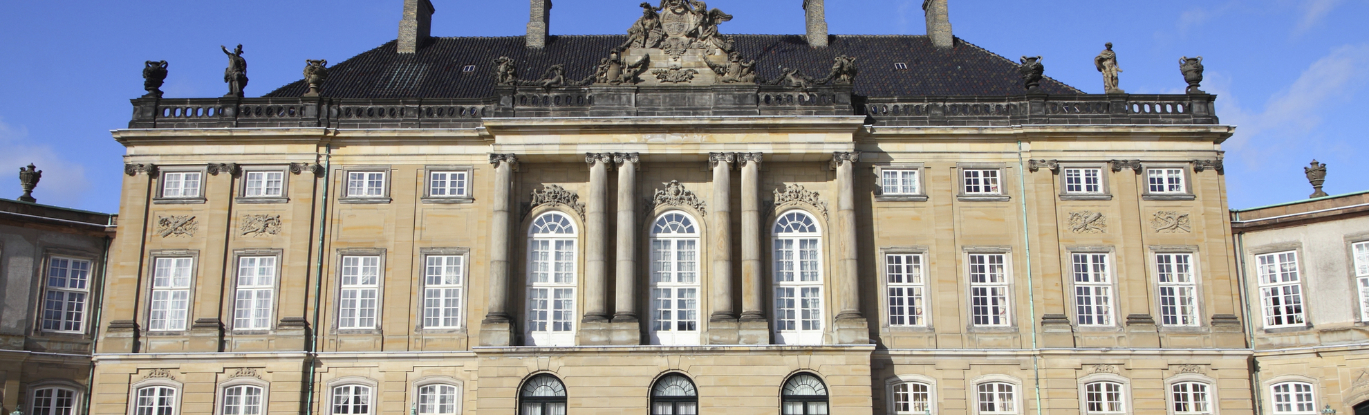 Schloss Amalienborg in Kopenhagen, Dänemark